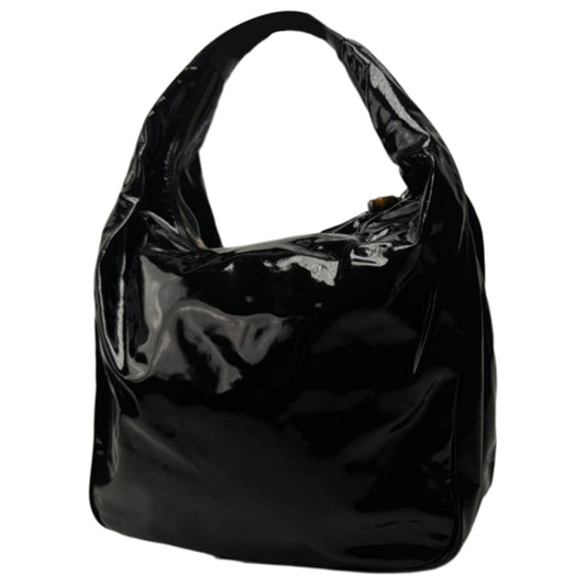 Gucci Jackie 1961 Black Patent Leather Handbag image 1