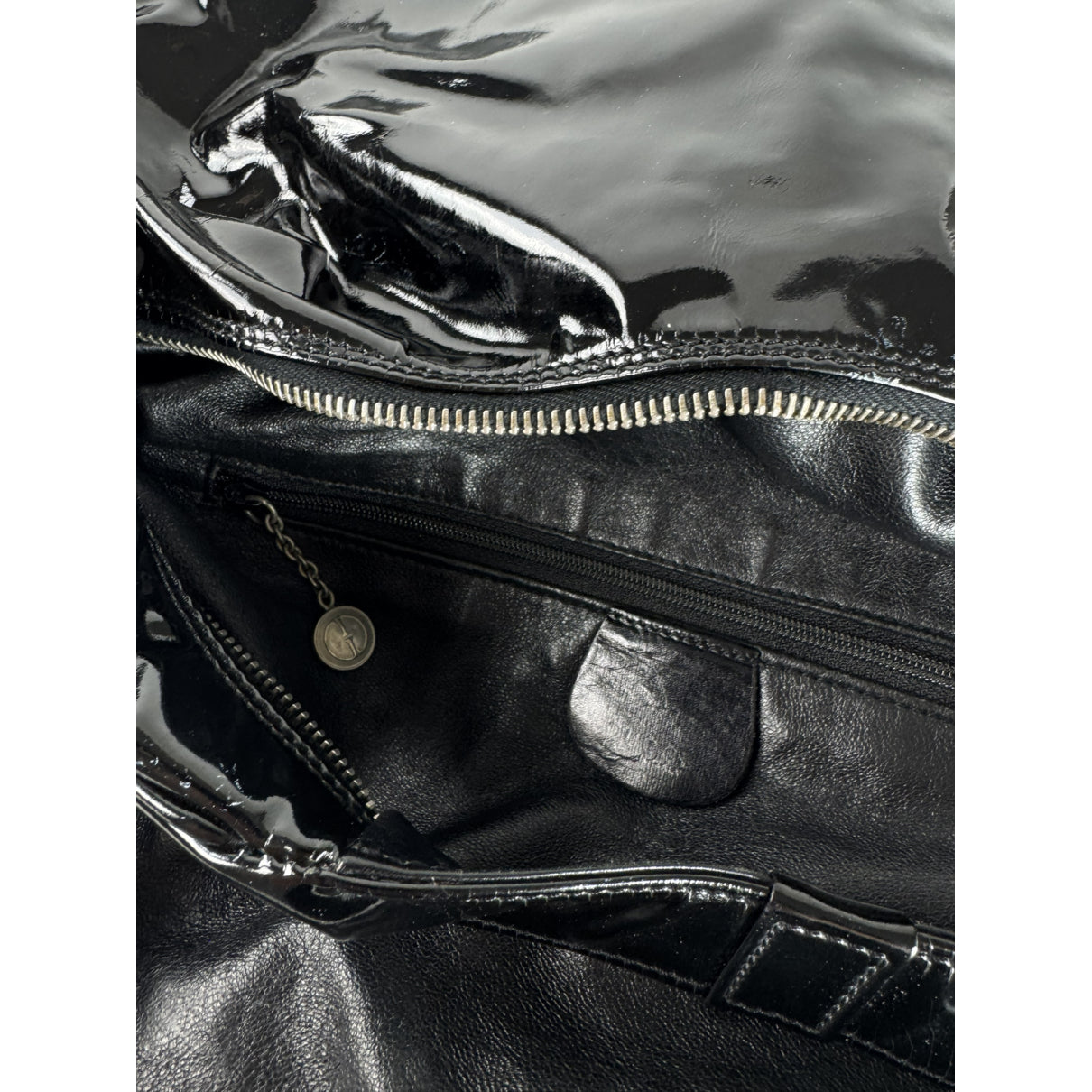 Gucci Jackie 1961 Black Patent Leather Handbag image 4