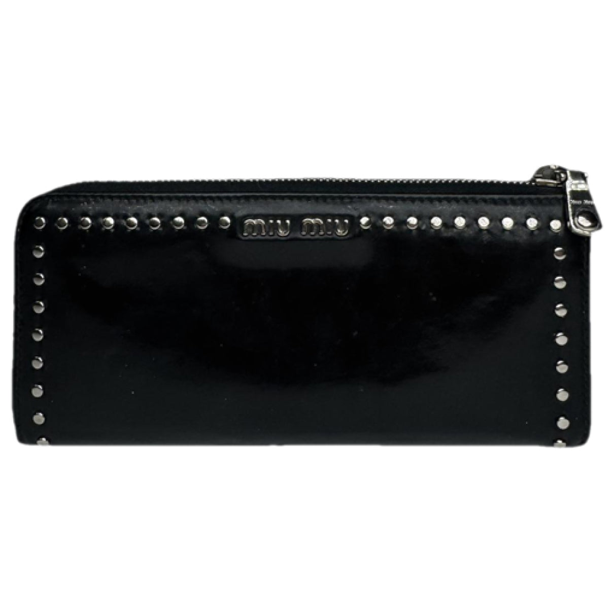 Miu Miu Black Patent Leather Wallet image 1