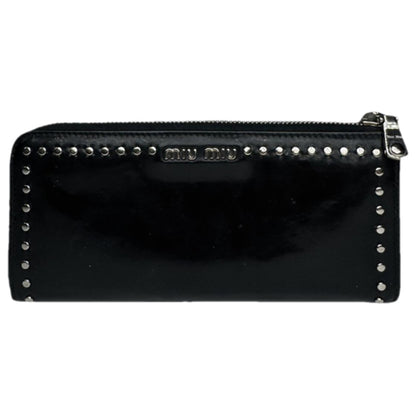 Miu Miu Black Patent Leather Wallet image 1