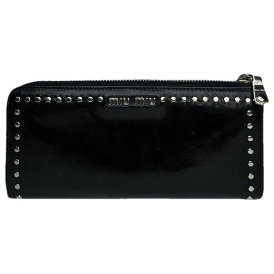 Miu Miu Black Patent Leather Wallet image 1
