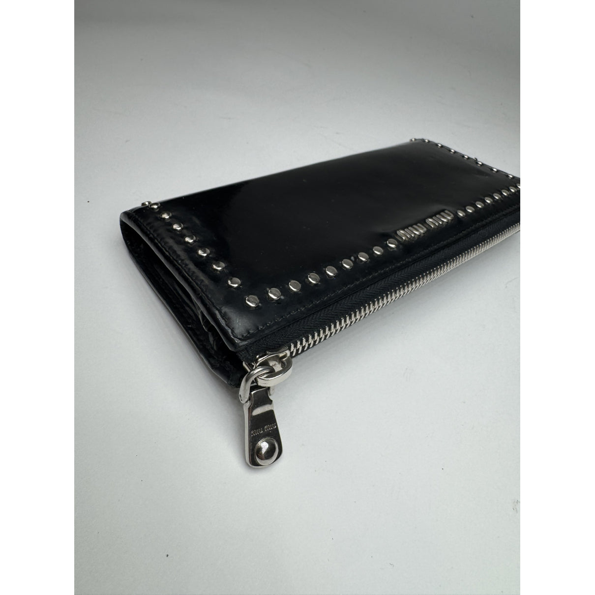 Miu Miu Black Patent Leather Wallet image 3