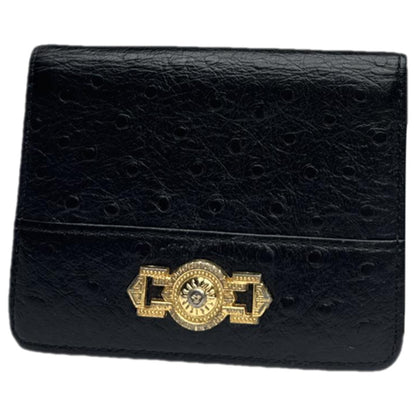 Gianni Versace Black Ostrich Purse image 1