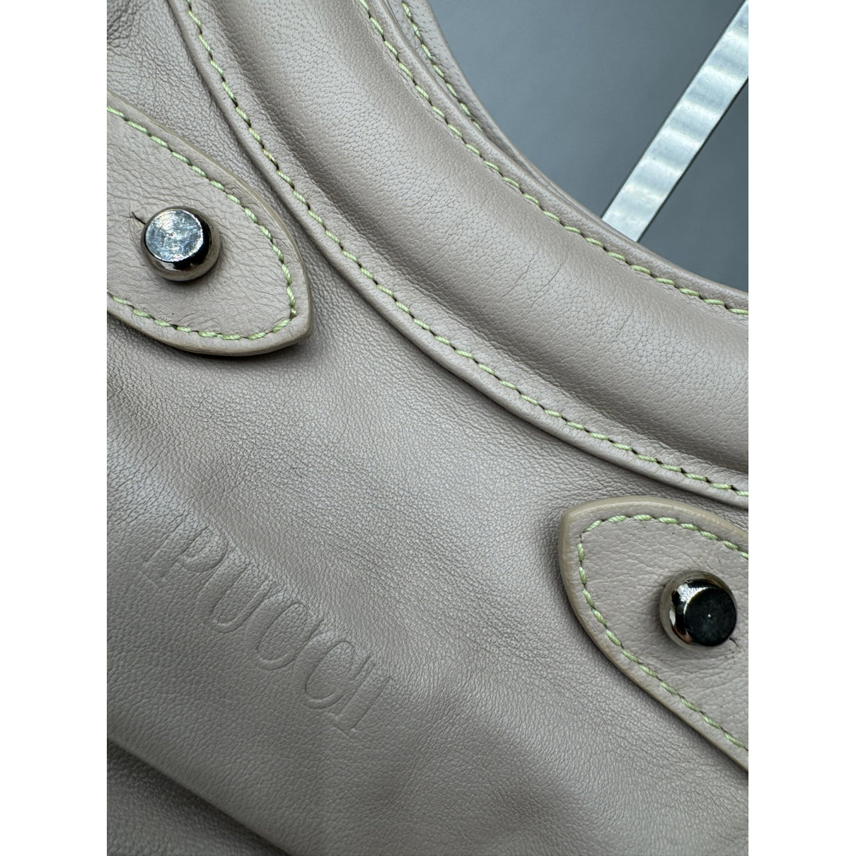 Emilio Pucci Beige Leather Handbag image 2