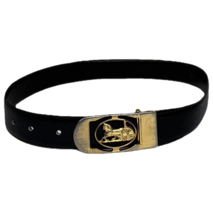 Celine Black Leather Belt image 1