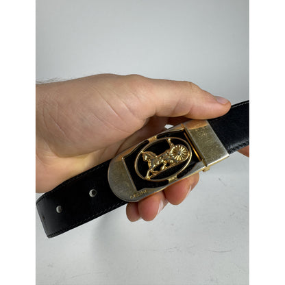 Celine Black Leather Belt image 2