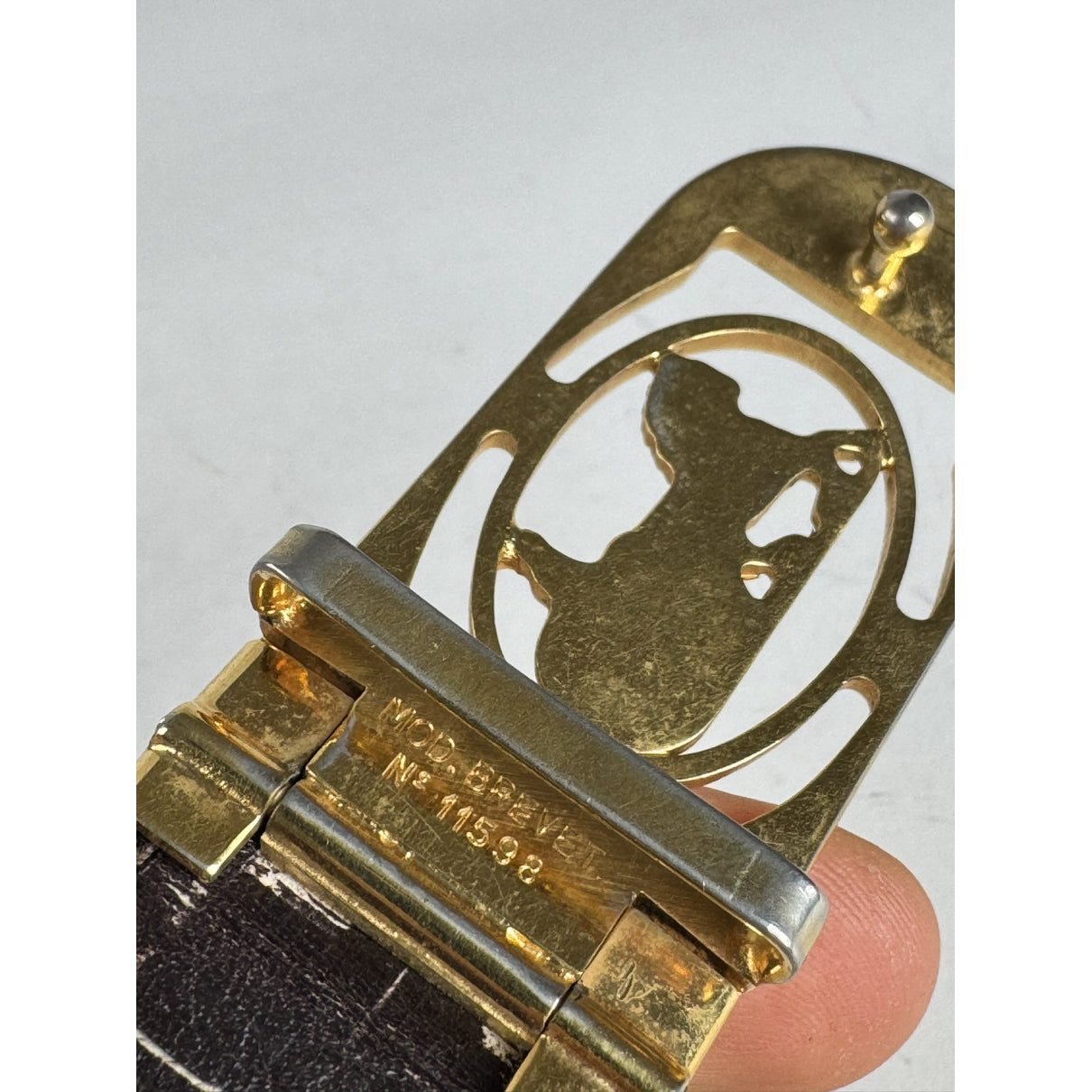 Celine Black Leather Belt image 4