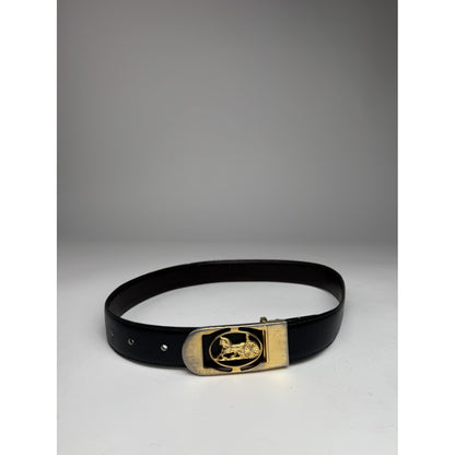 Celine Black Leather Belt image 5