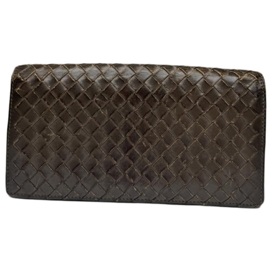 Bottega Veneta Brown Leather Purse image 1