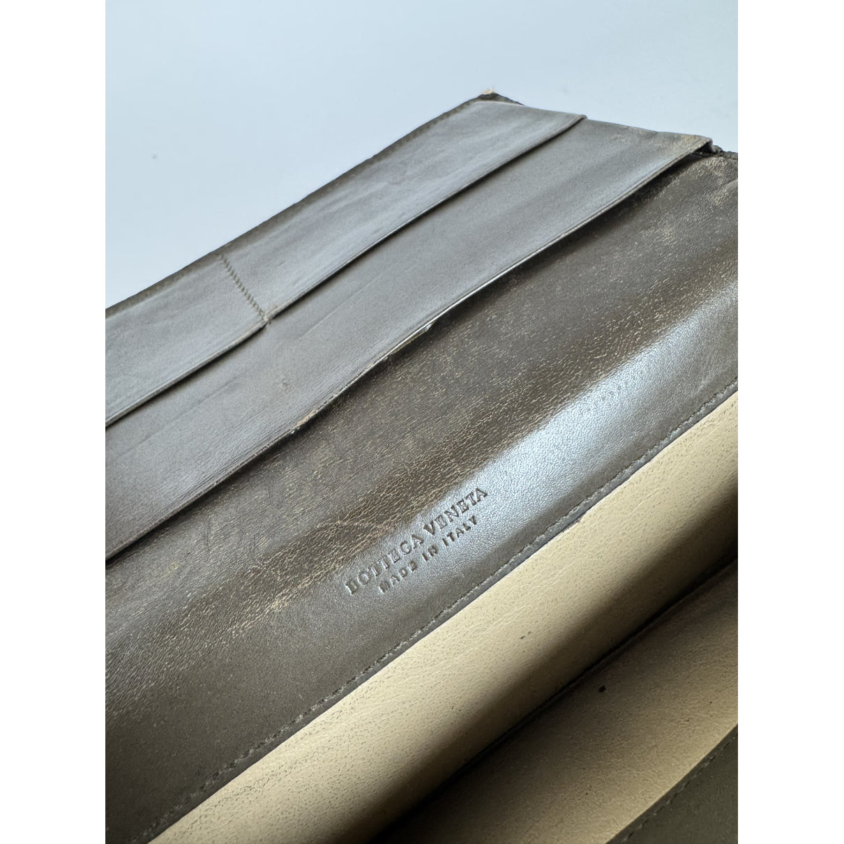 Bottega Veneta Brown Leather Purse image 4