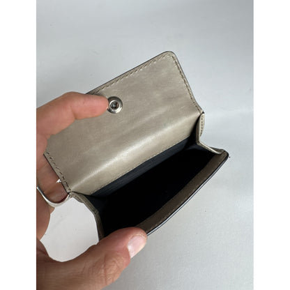 Celine Triomphe Grey Leather Wallet image 4