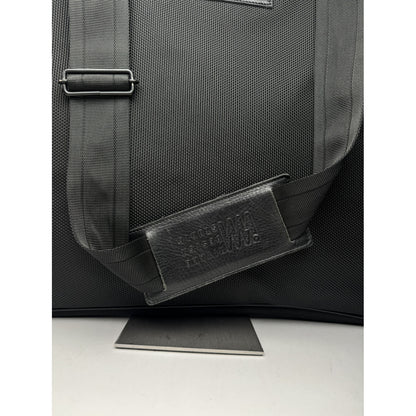 Issey Miyake Black Leather Travel Bag image 5