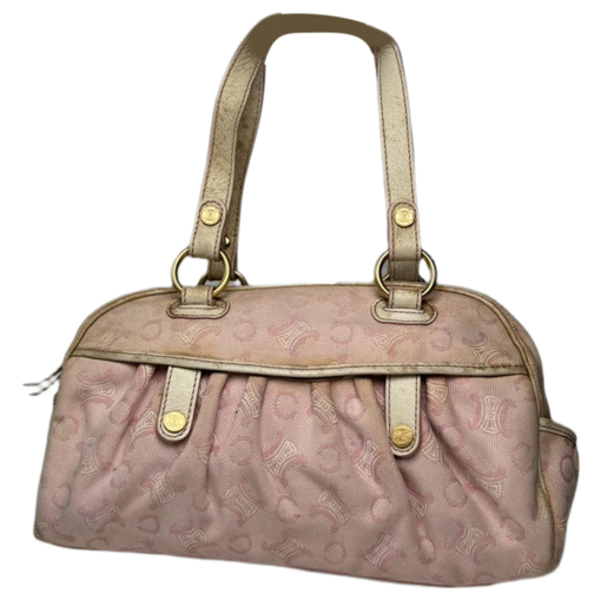 Celine Boogie Pink Cotton Handbag image 1