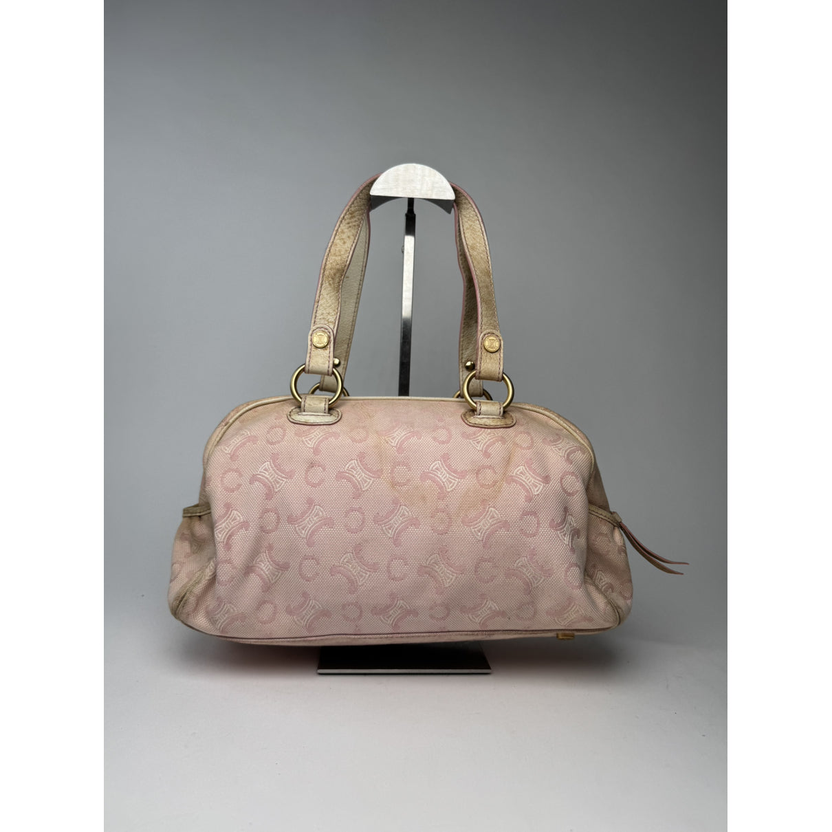 Celine Boogie Pink Cotton Handbag image 3