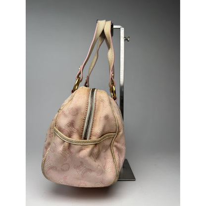 Celine Boogie Pink Cotton Handbag image 4
