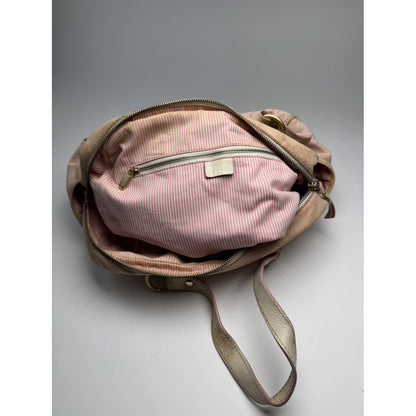 Celine Boogie Pink Cotton Handbag image 5