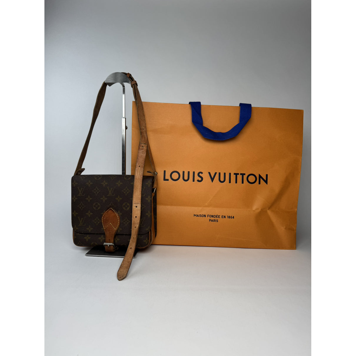 Louis Vuitton Bérangère  Brown Leather Handbag image 2