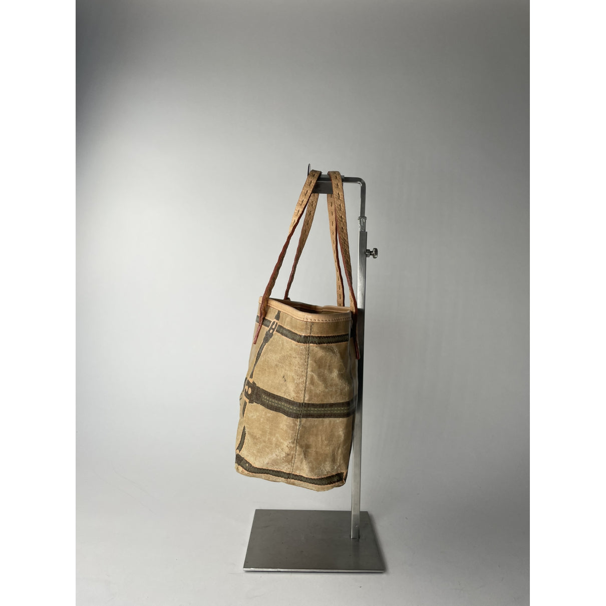Fendi Peekaboo  Brown Cotton Handbag image 2