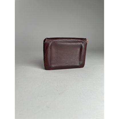 Cartier Burgundy Leather Purse image 2