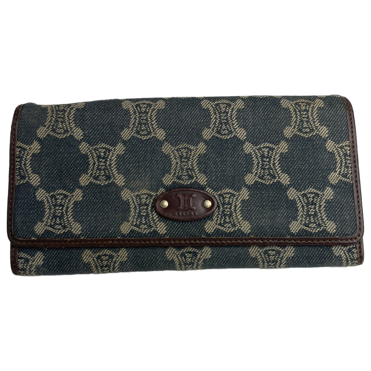 Celine Triomphe Blue Denim - Jeans Wallet image 1