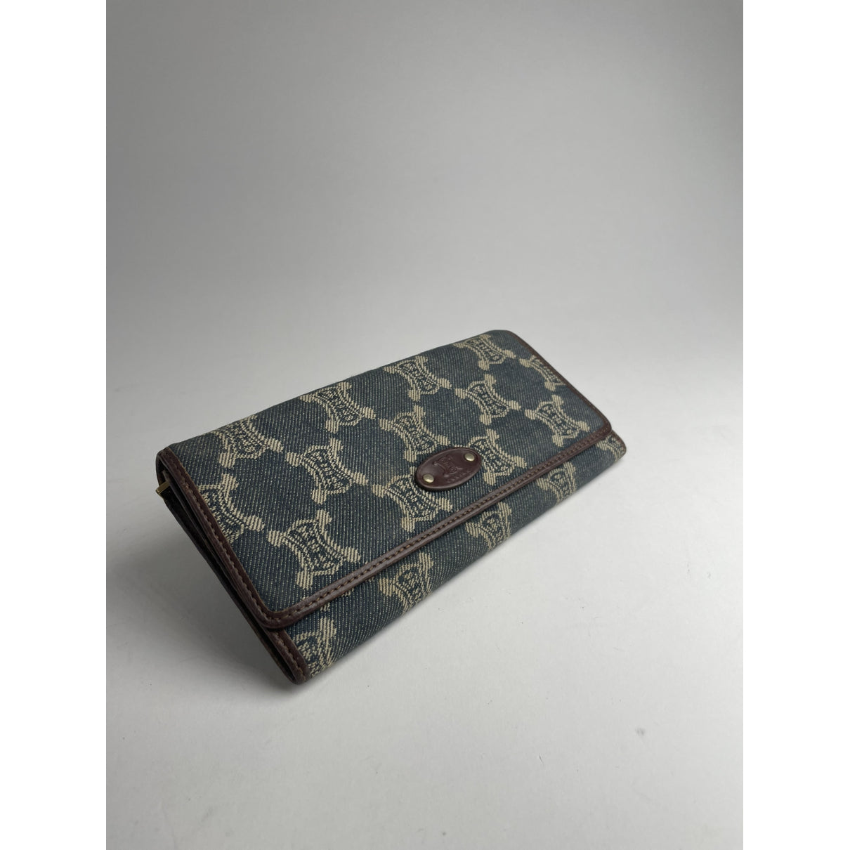 Celine Triomphe Blue Denim - Jeans Wallet image 3