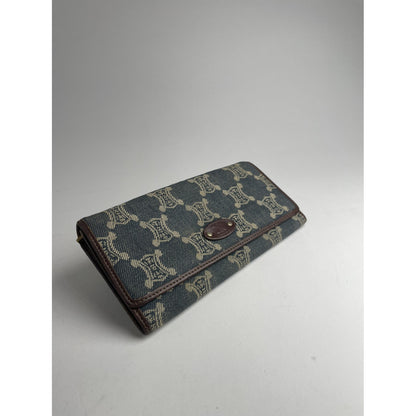Celine Triomphe Blue Denim - Jeans Wallet image 3