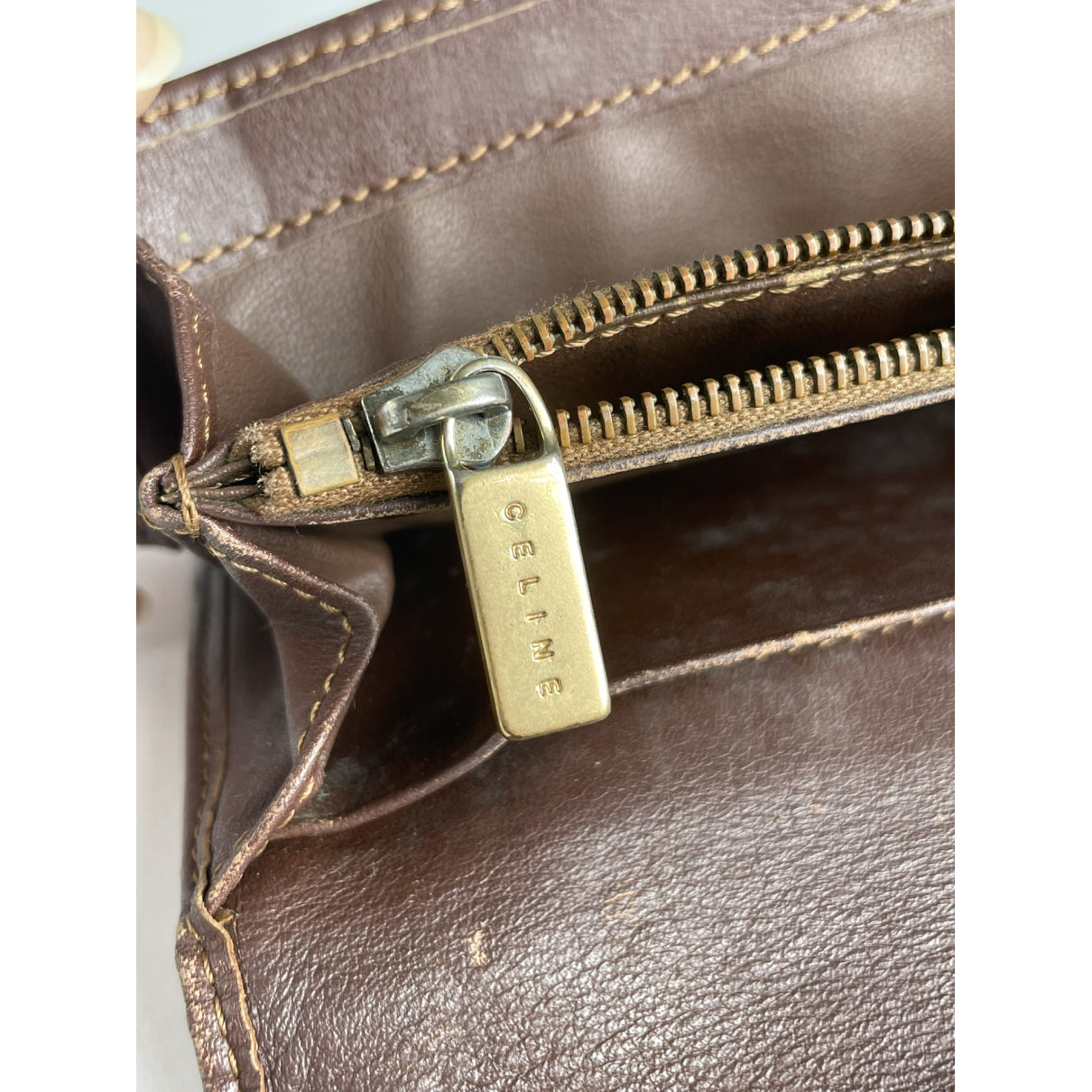 Celine Triomphe Blue Denim - Jeans Wallet image 5