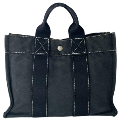 Hermès Navy Cotton Handbag image 1