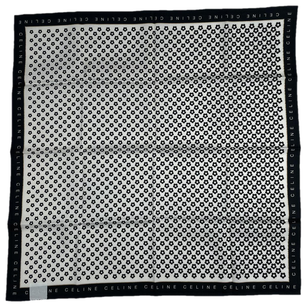 Celine Black Silk Scarf image 1