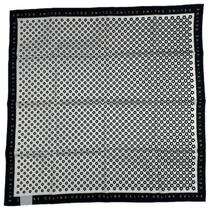 Celine Black Silk Scarf image 1