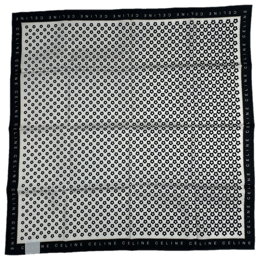 Celine Black Silk Scarf image 1