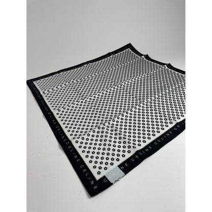 Celine Black Silk Scarf image 2