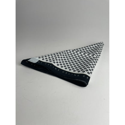 Celine Black Silk Scarf image 5