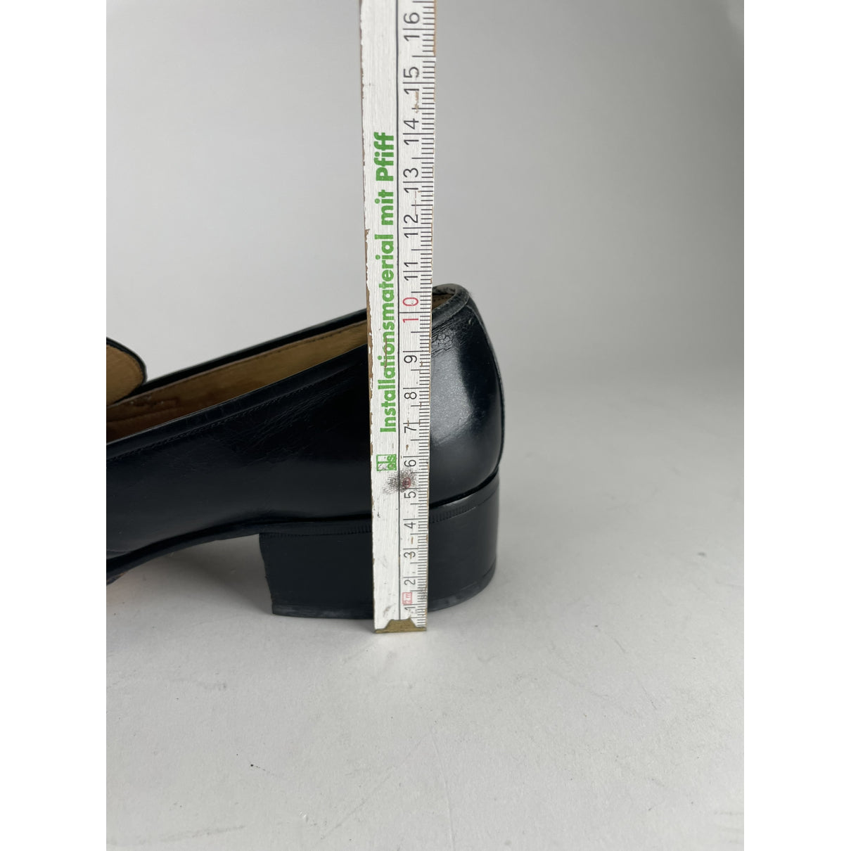 Celine Triomphe Black Leather Flat image 5