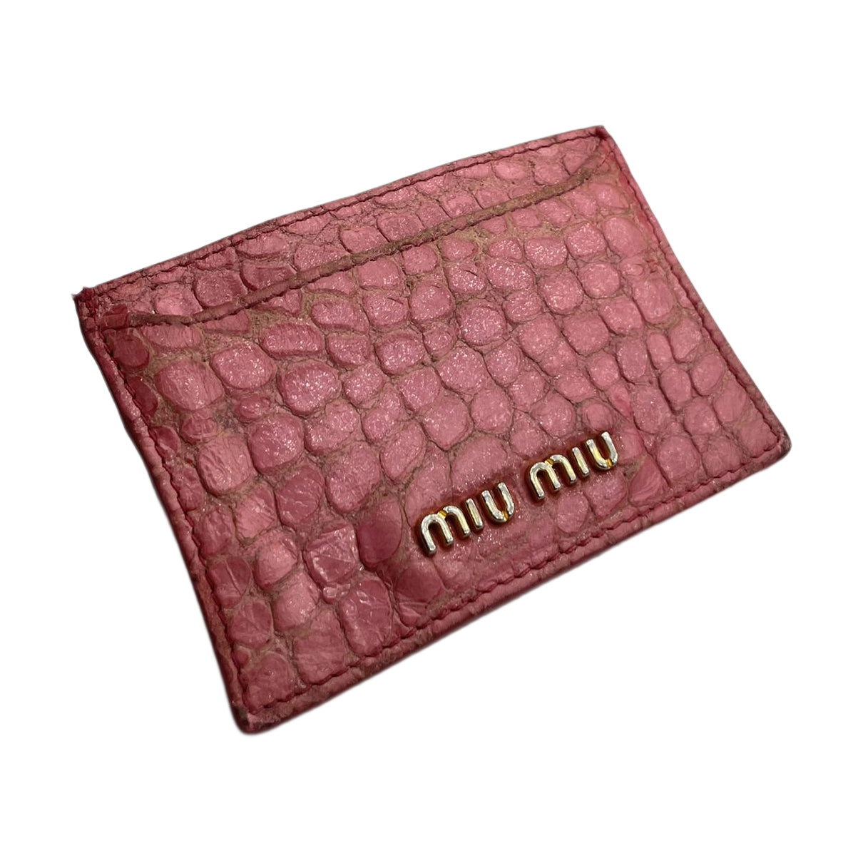 Miu Miu Pink Leather Purse image 1
