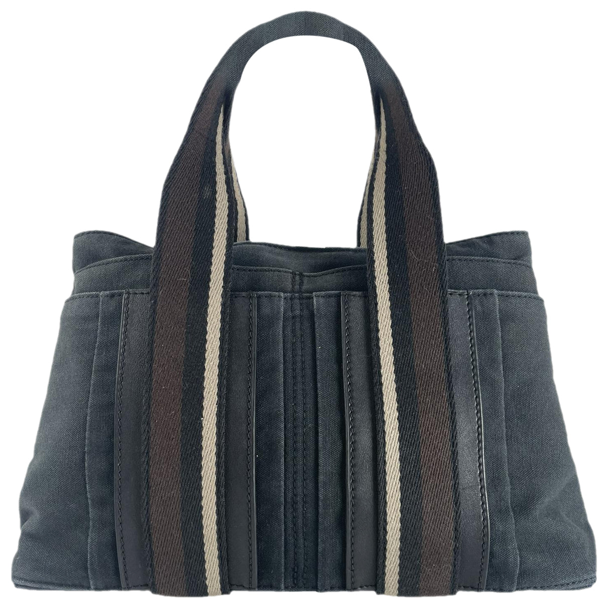 Hermès Troca Black Leather Handbag image 1