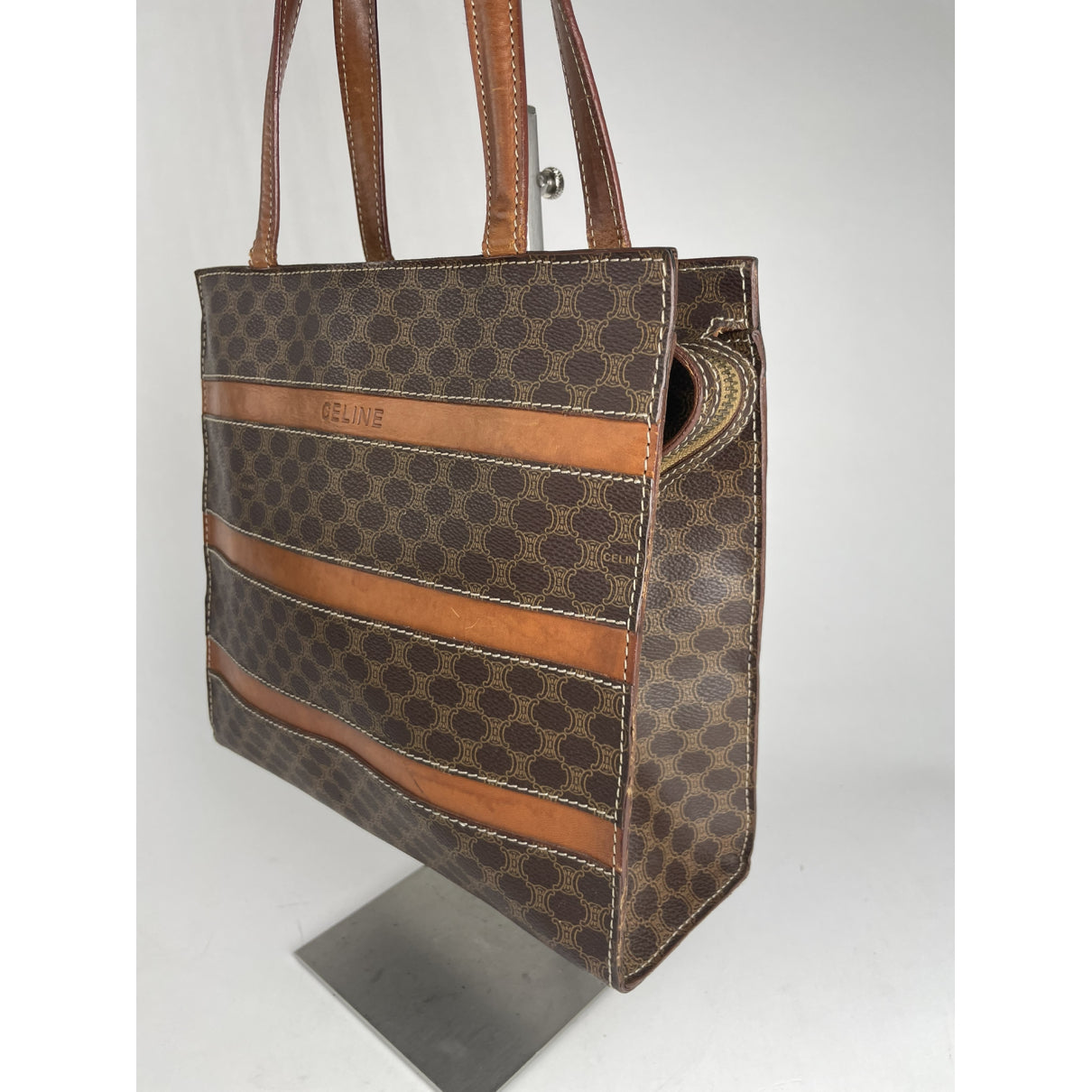 Celine Biker Brown Leather Handbag image 2