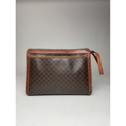 Celine Brown Leather Clutch Bag image 3