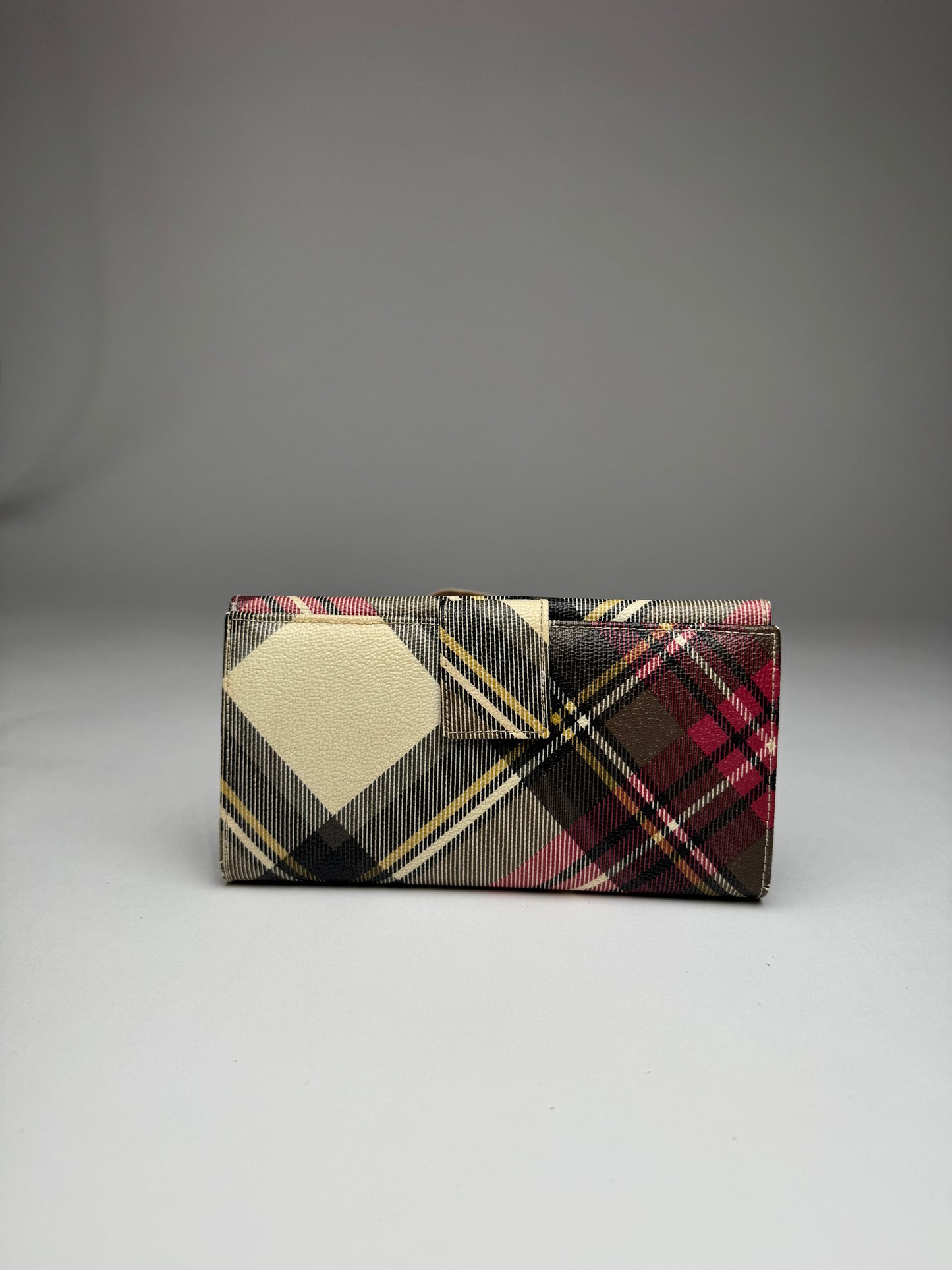 Vintage Vivienne Westwood Checked Leather Wallet