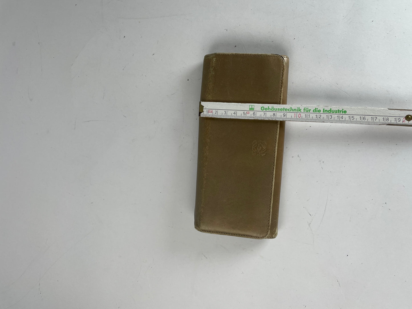 Vintage Loewe Madrid Puzzle Leather Wallet Golden