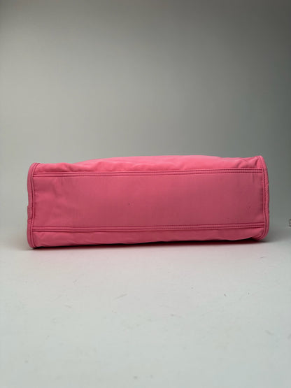 Sac vintage Courrèges en polyester rose