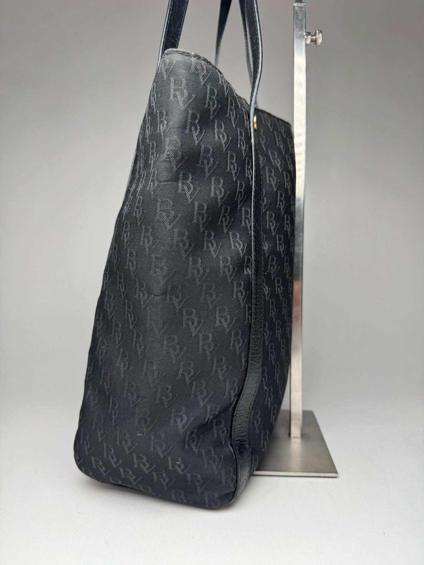 Vintage Bottega Veneta Monogramm Canvas Shopper