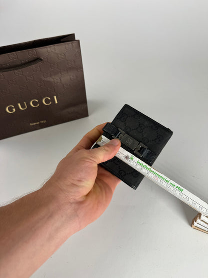 Vintage Gucci Monogramm Wallet Jackie Vintage Black