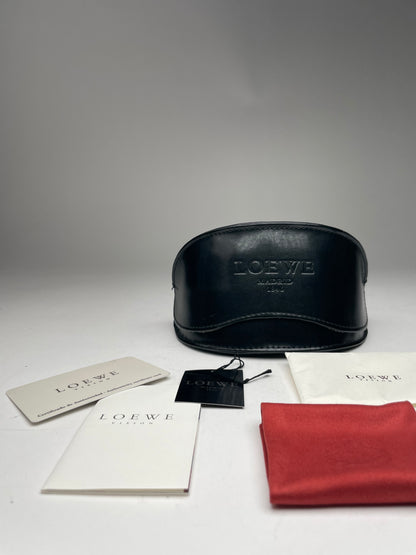 Vintage Loewe Madrid Oversized Sunglasses Brown