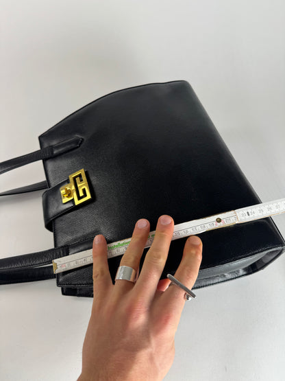 Vintage  Givenchy 4G Leather Bag Black