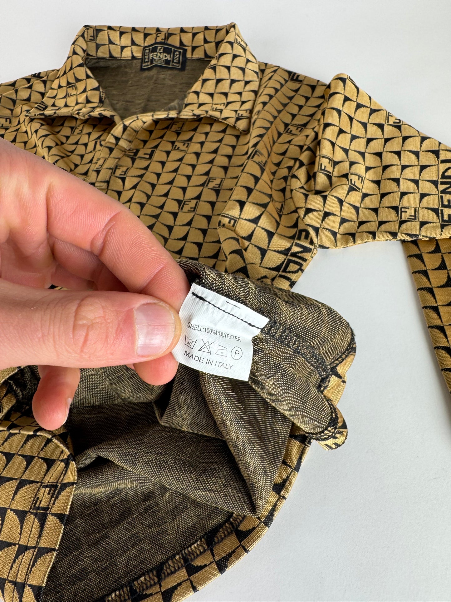 Vintage Fendi Roma Monogramm Sweater 38/M Golden
