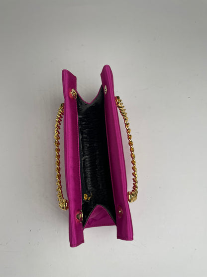 Vintage Givenchy Canvas Whip Bag Purple