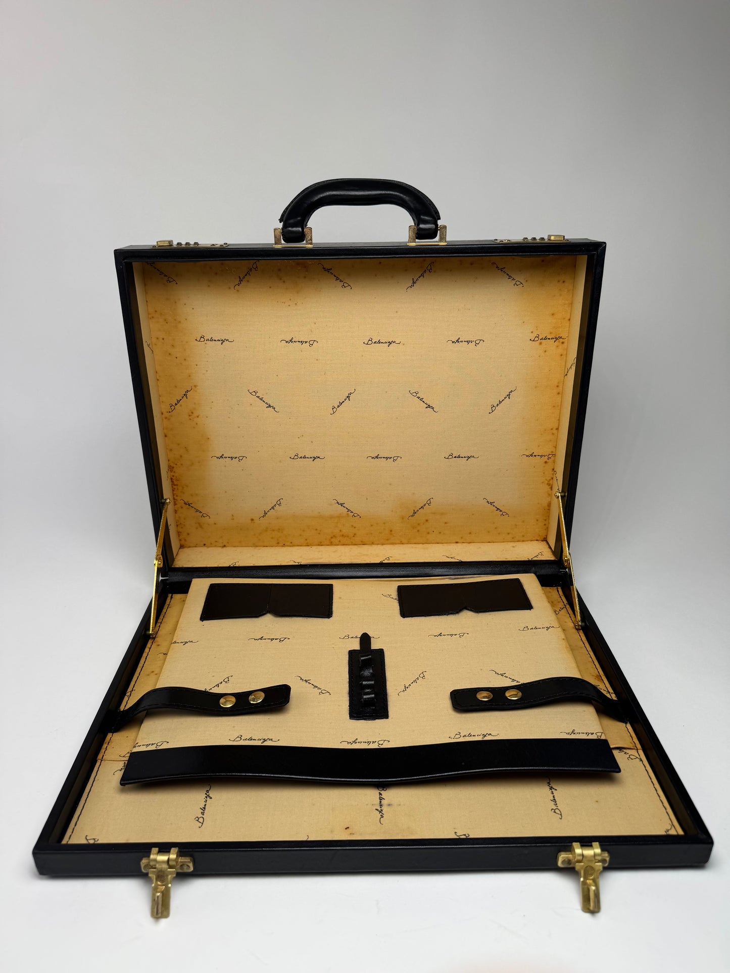 Vintage 70s Balenciaga Monogram Suitcase