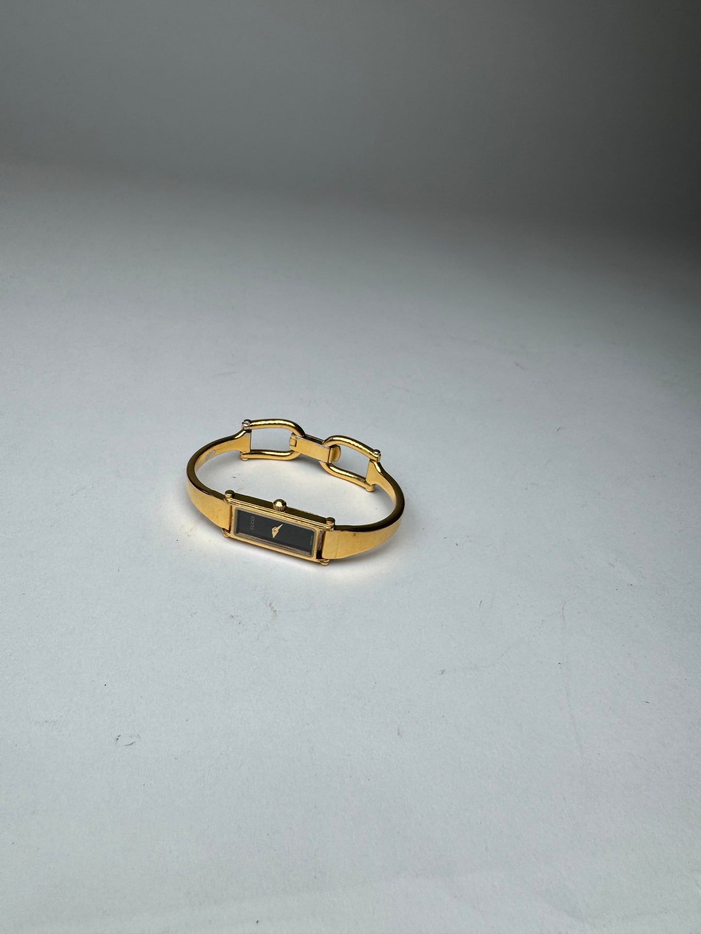 Vintage Gucci Horsebit Steel Watch golden