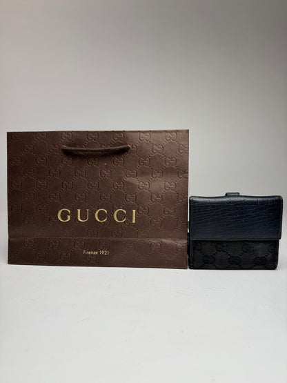 Vintage Gucci Monogramm Wallet Jackie Vintage Black